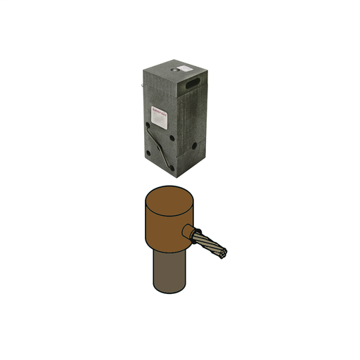 One Shot Mold, Cable to Top of Ground Rod, 6-8 AWG (Sol.), 8 AWG (Str.), 3/4" Ground Rod.