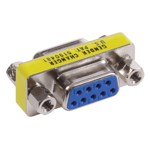 Adapter, Gender Changer, 9-Pin, 10 Pack