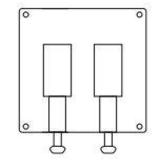 FZ/FCL-GF/FST SERIES FITTINGS - STANDARD AND HOSTILE LOCATIONS - CASTDEVICE COVERS - TWO AND THREE GANG W/ GASKETS INCLUDED - 2 TOGGLESWITCHES