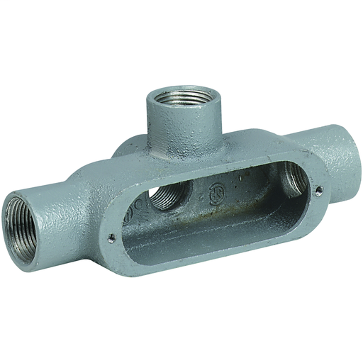 O SERIES/DURALOY 5 SERIES - ALUMINUM CONDUIT BODY - TA TYPE - HUB SIZE3/4 INCH - VOLUME 7.0 CUBIC INCHES