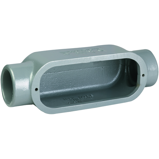 DURALOY 8 SERIES - IRON CONDUIT BODY - C TYPE - HUB SIZE 3/4 INCH -VOLUME 8.0 CUBIC INCHES