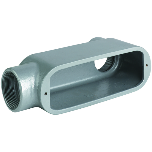 O SERIES/DURALOY 5 SERIES - ALUMINUM CONDUIT BODY - LB TYPE - HUB SIZE3-1/2 INCH - VOLUME 292.0 CUBIC INCHES