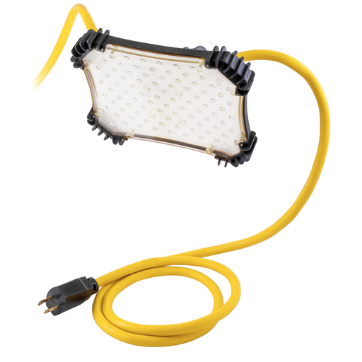 Temporary Lighting Products, 50' 18/2 STW Light String, With 5) 6.6W 90 LED, 450 Lumen Output Per Fixture