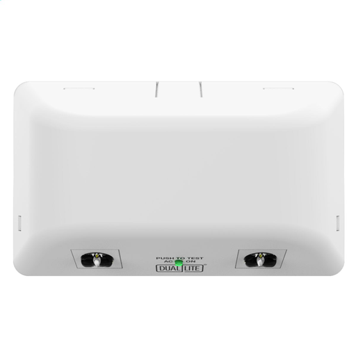EV4D Series, Mounting Type: Wall or ceiling mount, Color: White, Number of Lamps: 2, Battery Type: Nickel Metal Hydride (NiMH), Battery Runtime: 90 min, Voltage Rating: 120/277 VAC.