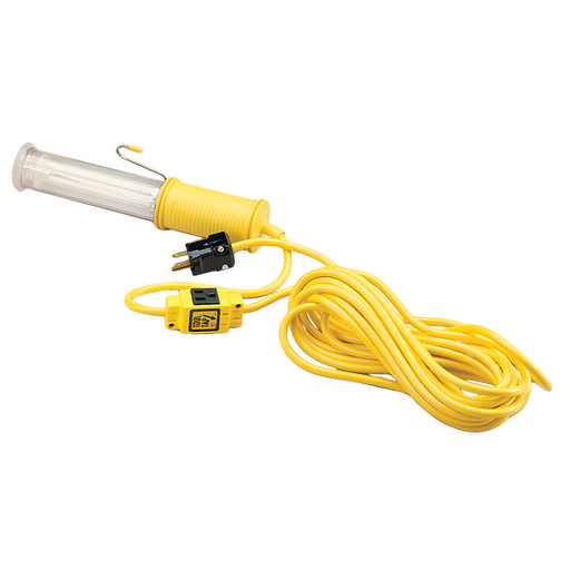 Temporary Power Products, Spider II Portable Power, Work Lights, Workl ight and Cord, 20A 125V, Yellow, Locking, 25'