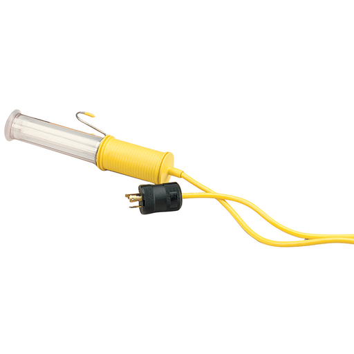 Temporary Power Products, Spider II Portable Power, Work Lights, Work Light and Cord, 15A 125V, Yellow, Straight Blade, 25'