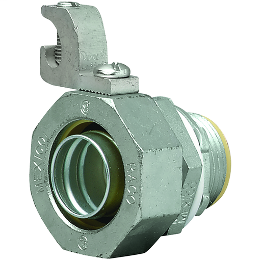1 1/2" Straight Liquidtight Connector Insulated Grounding Lug