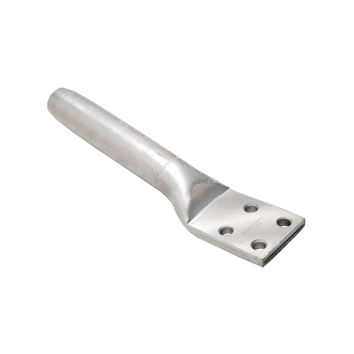 Al Comp Static Wire Terminal, 2 Hole, 7 #8, 3 #5(Alumoweld), 3/8" Steel, 7 Str, 7 #8, 3 #5(Alumoweld), 3/8" Steel, 7 Str