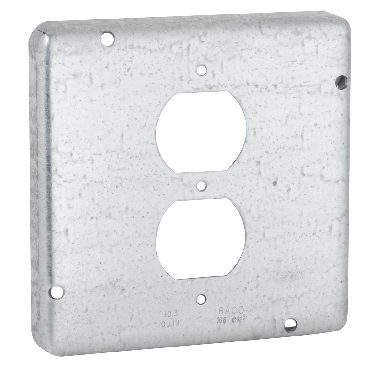 4-Inch Hubbell-Raco 804C 1/2-Inch Raised Blank Square Cover 4-Inch Hubbell-Raco 804C 1/2-Inch Raised Blank Square Cover