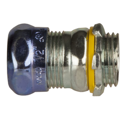 1-1/4 in. EMT Raintight Compression Connector, Uninsulated