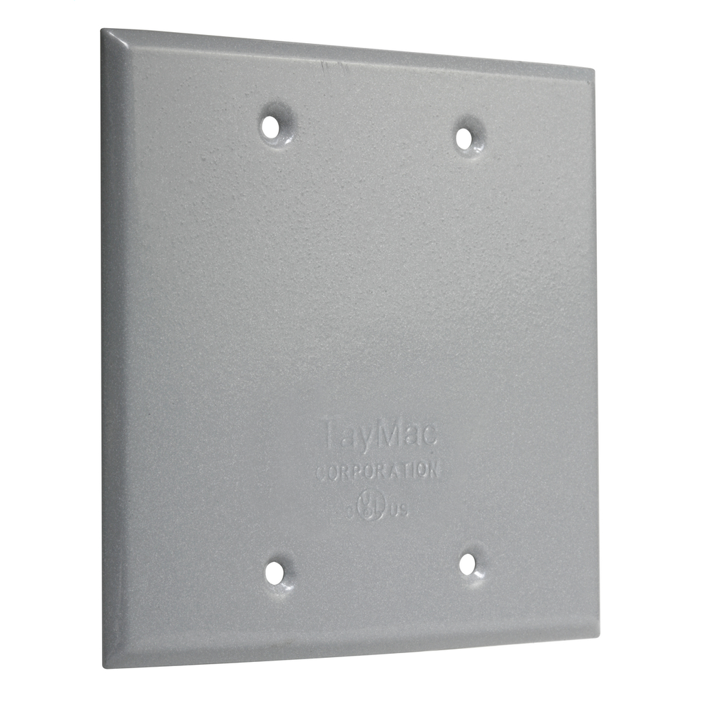 Product image for Bell BC200S 2 Gang Blank Cover Silver
