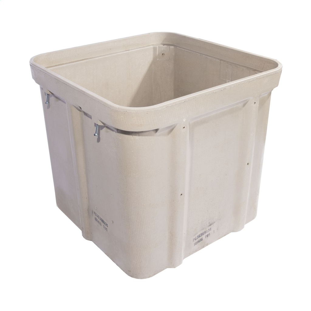 Quazite PG3636BA36 36 x 36 x 36 Inch Gray Polymer Concrete 22Tier