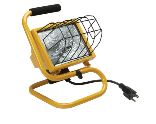 Product image for Current QWL500S Quartz Worklight, 500W, 120V, 5' Cord, Hand Stand