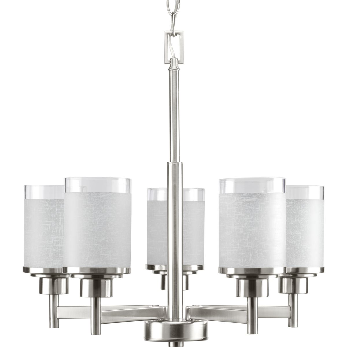 Progress Lighting P4053-09 12 Light Two-Tier North Park Chandelier Brushed Nickel Progress Lighting P4053-09 12 Light Two-Tier North Park Chandelier Brushed Nickel