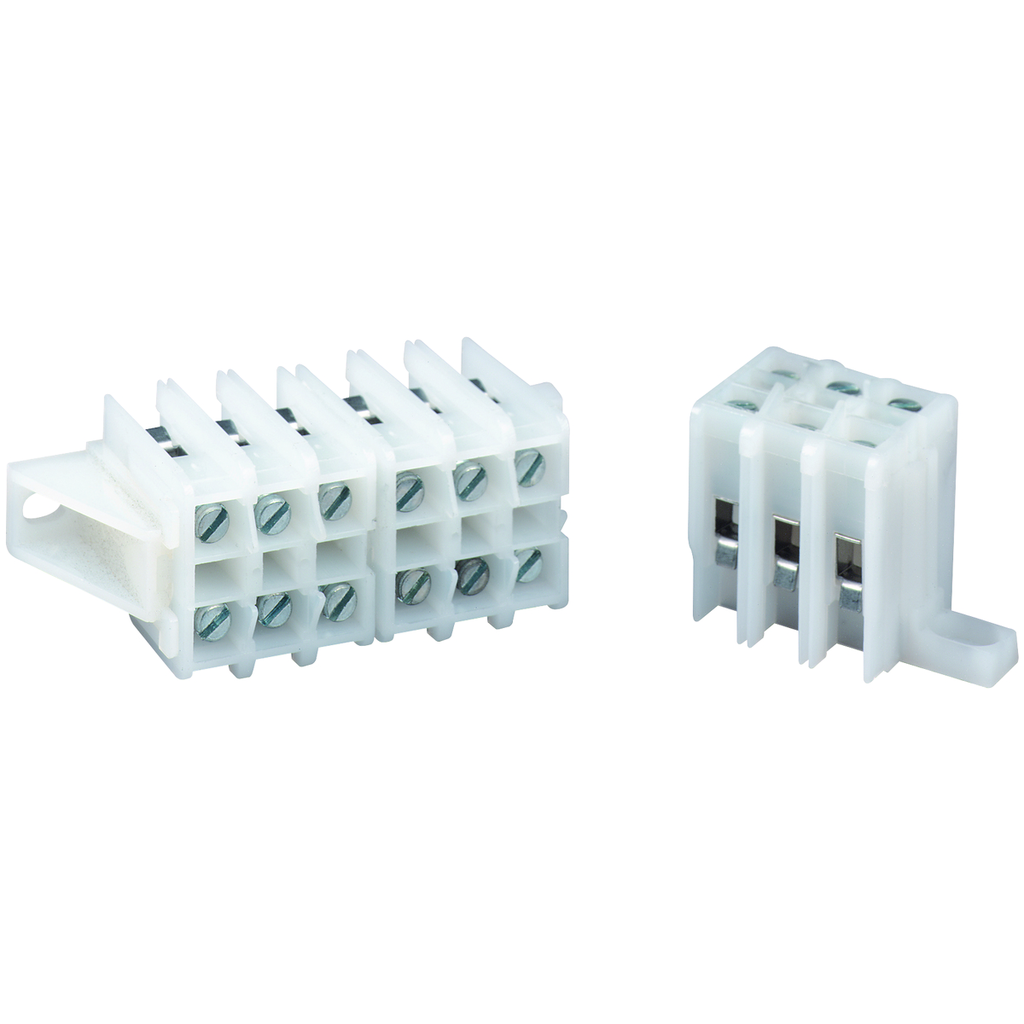 Killark TBWE6 Terminal Blocks, 6 Circuits, 600V 50Amp 228 AWG