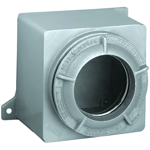 GR Series,9.5 X 10.5 X 5, Class I, II, III, BCDEFG, Cast Aluminum, Type 4, Viewing Lens Screw Cover Enclosure