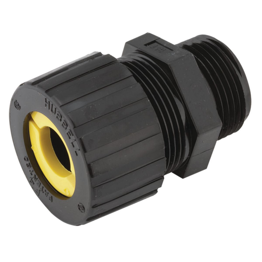 1 in. Hubs Form 4 Liquidtight Strain Relief Cord Connector, Cable Range .625 - .750