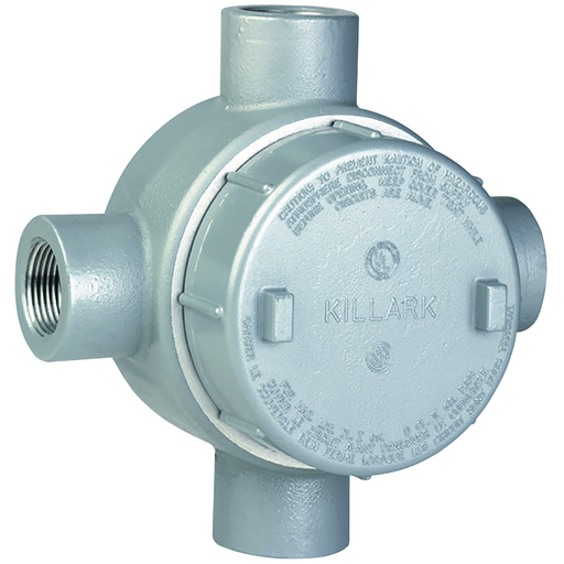1-1/2" GEJ Outlet Body X Type, Aluminum