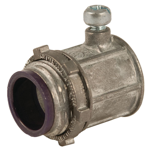 1 in. EMT Set-Screw Connector, Insulated
