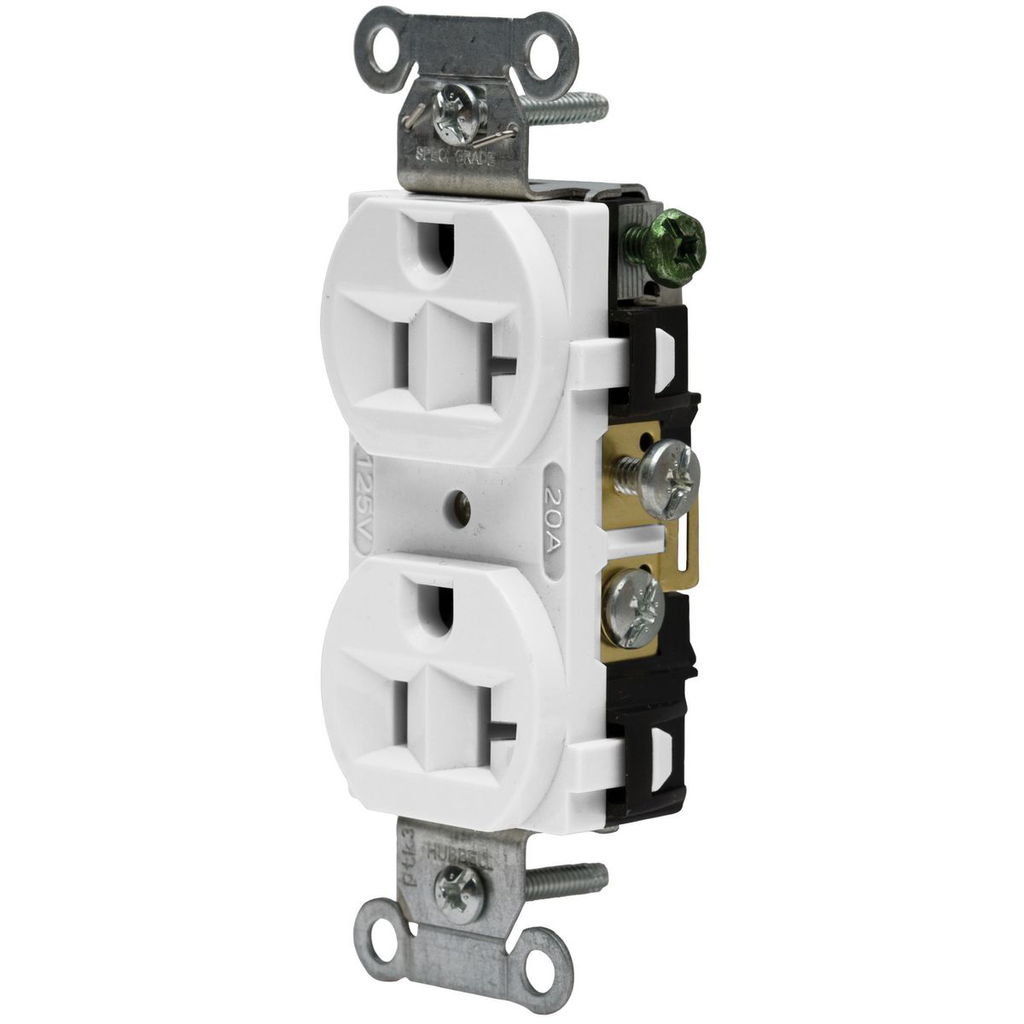 Mayer-Straight Blade Duplex Receptacle, 20A-1