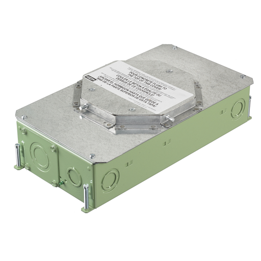 Product image for Hubbell CFB2G30RCR REC CFB, 2 GANG, 3 IN, ROUND COVER, CR