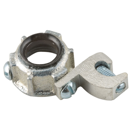 1-1/2 in. 150 Degree Rigid/IMC Grounding Bushing, Lay-in-Lug, Insulated