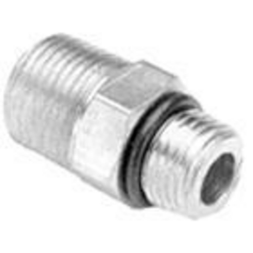 M/O-Ring to M/Pipe Steel Adapter #6, 3/8
