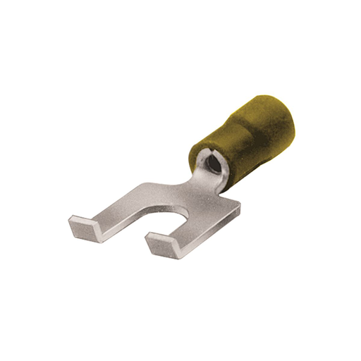 Vinyl Flanged Fork Terminal For 12 - 10 AWG