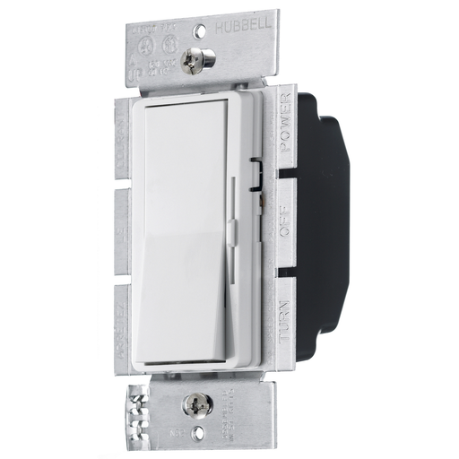 Switches and Lighting Controls, Dimmer, Rocke, Illuminated, SinglePole, 1000W 120V AC, White