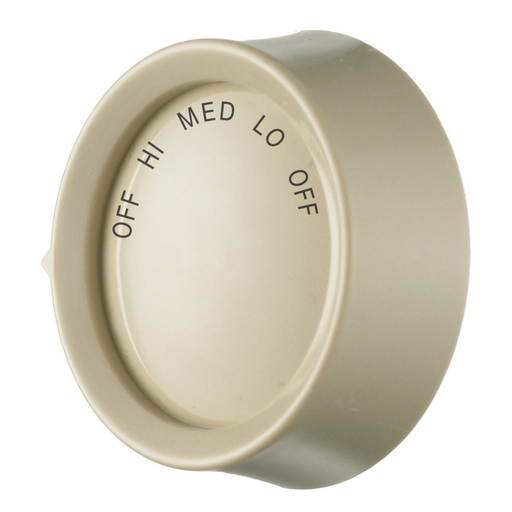 Switches and Lighting Controls, Dimmers, Replacement Rotary Knob, Ivory