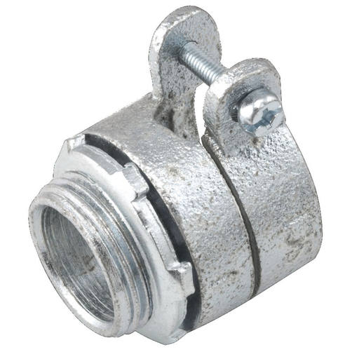 1 in. Flex Straight Squeeze Connector, Uninsulated