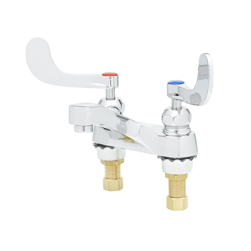 Medical Faucet, Deck Mount, Cast Basin Spout, Aerator, Wrist Handles, Cerama Cartridges