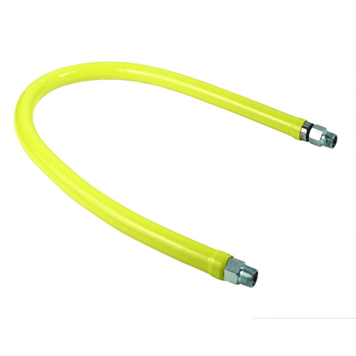 Gas Hose, Free Spin Fittings, 3/4" NPT, 48" Long