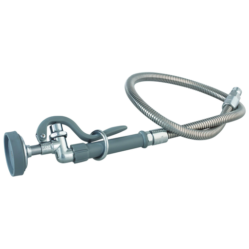 Spray Valve (B-0107) with 44" Flexible Stainless Steel Hose (B-0044-H)