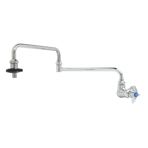 Pot Filler, Wall Mount, Single Control, 24" Double-Joint Nozzle, Insulated On-Off Control