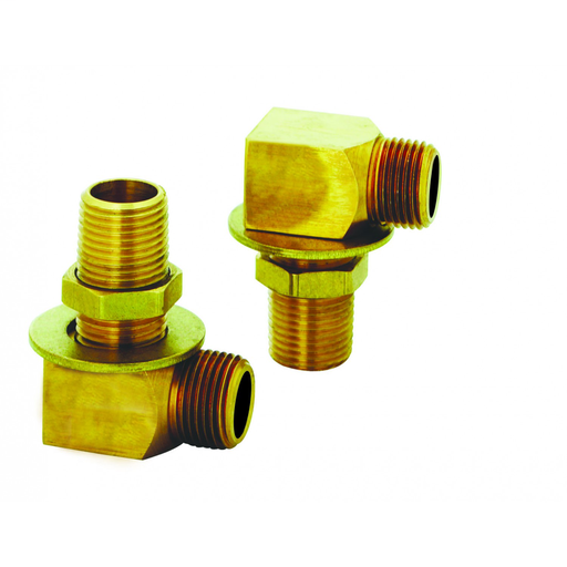 Installation Kit, 1/2" NPT Nipple, Lock Nut & Washer, Short Elbow (1/2" NPT Female x Male)
