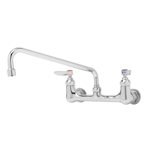 Double Pantry Faucet, Wall Mount, 8" Centers, 12" Swing Nozzle (062X)