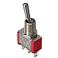 Miniature Toggles, SPDT, ON-(ON)