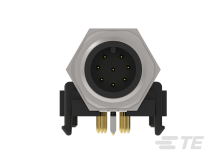 M12.Male.Pnlrear.Acode.8P.Pcbstd.Ra.Shld
