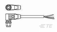 M12 X 1.0 Angled Plug Pigt A