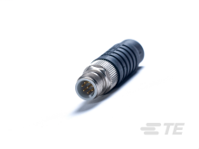 M12 A-M-8, Cat 7, 8.4 Mm, Te - M12 Straight A8 Crimped Strain Relief