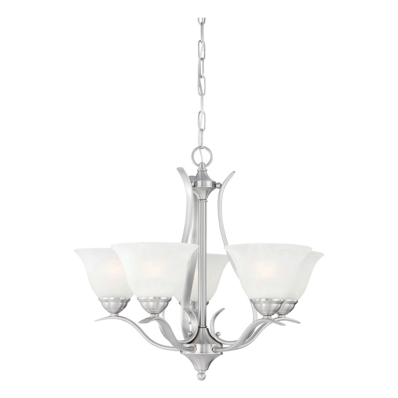 Prestige 5-Light Chandelier in Brushed Nickel finish