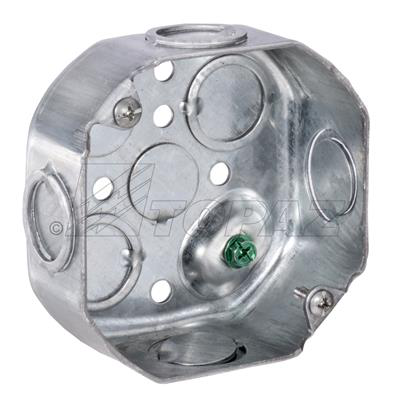 Product image for TPZ G4455 4" OCT BOX STL GSB 1/2" &