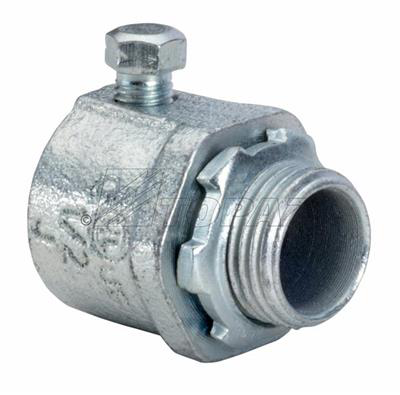 Product image for Topaz Corp 672S 3/4 Inch Malleable Iron Set Screw Rigid Conduit Connector