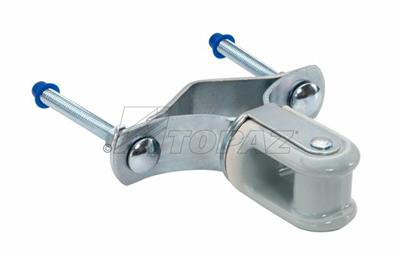 Product image for Topaz Corp 999 1-1/4 to 3 Inch Porcelain/Steel Adjustable Wireholder