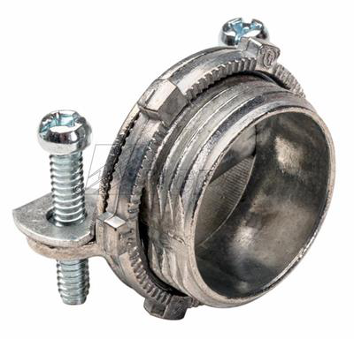 Product image for Topaz Corp 144R 1-1/4 Inch Die-Cast Zinc Clamp Type NMSC Connector