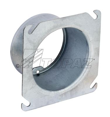 Product image for TPZ C6506 4"SQ TO RD STL CVR RAISED