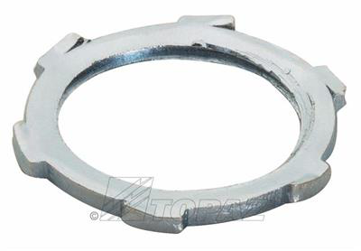 Product image for Topaz Corp 285 1-1/2 Inch Zinc Plated Steel Rigid Locknut