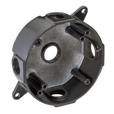 Product image for TPZ WRB1550B 1/2" 5 HOLE 4" ROUND W