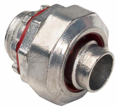 Product image for Topaz Corp 472 3/4 Inch Die-Cast Zinc Straight Liquidtight Connector